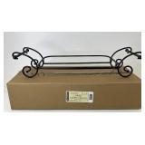 NIB Wrought iron 9 x 13 baking dish caddy