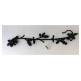 NIB Toboso Wrought iron wall rack