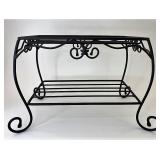 Wrought iron treasure stand
