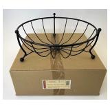 NIB Wrought iron fruit bowl
