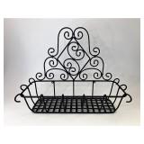 Wrought iron window box