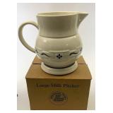 USA NIB Blue large milk pitcher