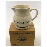 USA NIB Blue small juice pitcher