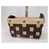 Chocolate nylon weave & Bee tacks