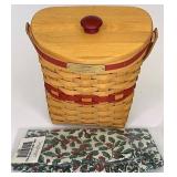 Red glad tidings with Liner Protector and lid