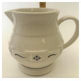USA blue small juice pitcher gently used