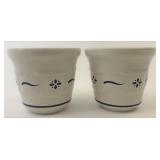 USA blue side of 2 votive cups gently used