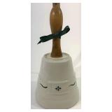 Green flower pot bell no Dingaling