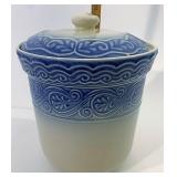 American craft blue large canister