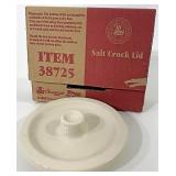 Ivory salt crock lid