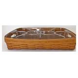 Serving tray with divided and single Protector