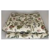 Set of two like new botanical fields pillow shams
