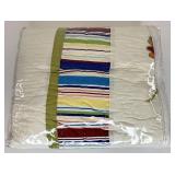 New 50 x 60 sunny day stripe throw