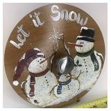 Handpainted canister lid