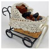 Business card basket with more