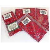 Backyard bandanna table square and napkins