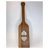 Heart paddle by the Mark family