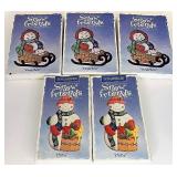 Snow friends cookie molds