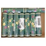 Emerald vine wallpaper border