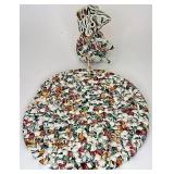 Garden splendor trivet and Satchel