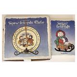 Snow friends plate and cookie mold