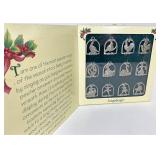 12 days of Christmas Pewter ornaments