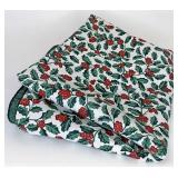 Traditional Holly table covering