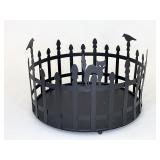 NIB Wrought iron trick or treat holder