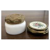 Cold Cream jar and pill box