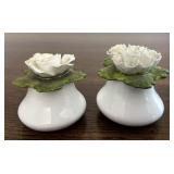 Denton China floral figurines