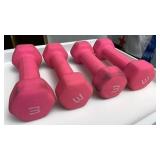 3 pound Dumbbells