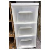 Three bin storage organizer