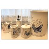Butterfly bathroom set from bed Bath and beyond