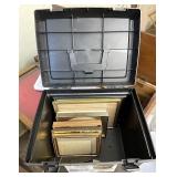 Jumbo file case with frames