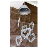 Heart wind chime