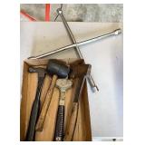 Hatchet hammers and tire tool