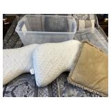 Tote with a Comfort pillows and throw pillow