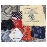 Motorcycle bandannas and gloves