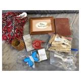 Vintage book clothes pins and more