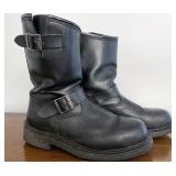 Size 9 1/2 steel toed motorcycle boots