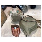 Boy Scout mess kit silverware and army canteen