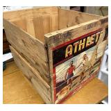 Sunkist athlete oranges crate