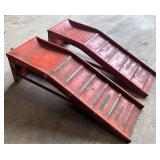 Metal car ramps