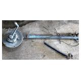 500 pound hand crank hoist