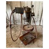 Electric drill with stand