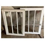 Vintage glass windows