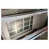 Wooden storm door