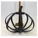 Pewter medium Bent Wood pumpkin