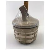 Warm gray tiny pumpkin With Protector and lid