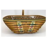Fall harvest soft rectangular bowl with protector